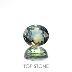 バイカラーサファイア(宝石名サファイア) マダガスカル/スリランカ産 2.824ct ソ付(彩珠)[210912476]7.9×7mm前後