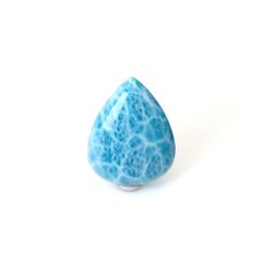 ラリマー ドミニカ共和国産 124.16ct [250630539]40x32.3mm前後