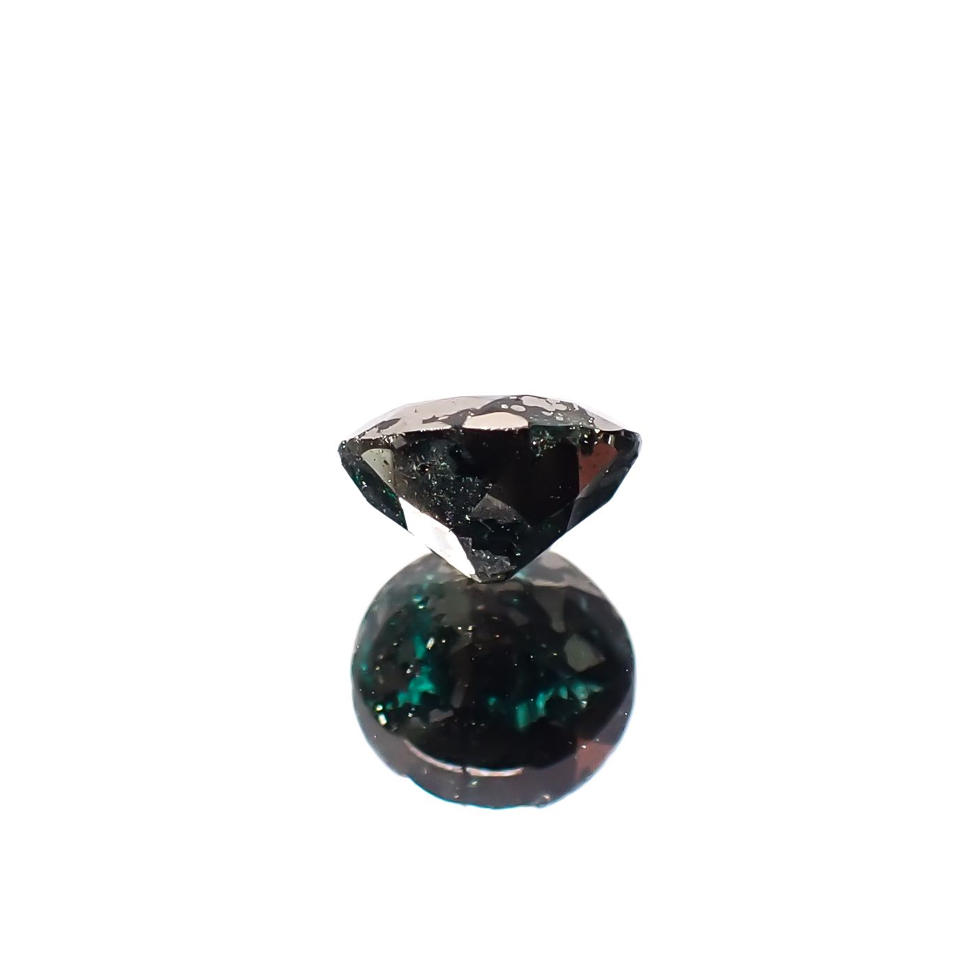 パイライトインエメラルド コロンビア産 0.92ct [241229557]6.1x6.1mm前後