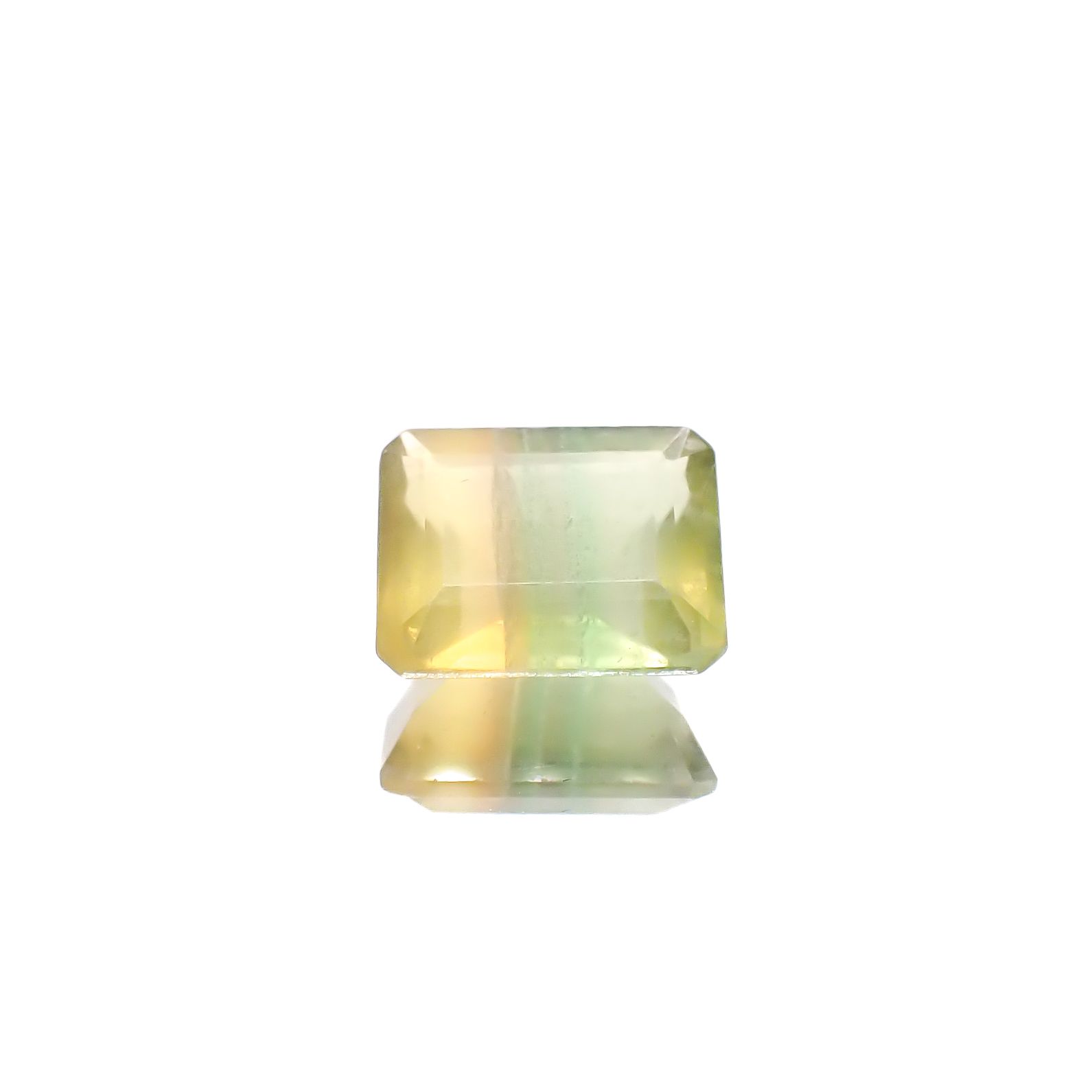 バイカラーフローライト フルオレッセンス ブラジル産 3.68ct[240928912]10x8mm前後