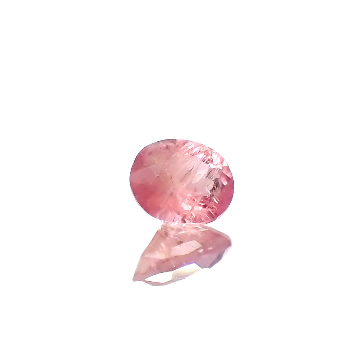 ペツォッタイト(ラズベリル)(宝石名ペツォッタイト)マダガスカル産 0.16ct 識別済[240226157]3.8x3.1mm前後