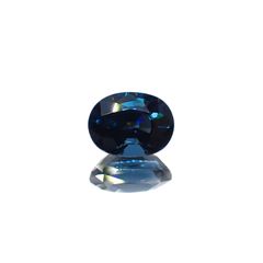 コバルトブルースピネル(宝石名ブルー・スピネル)スリランカ産 ソ付(日独) 1.249ct / 7.27x5.47mm前後 [221018928]