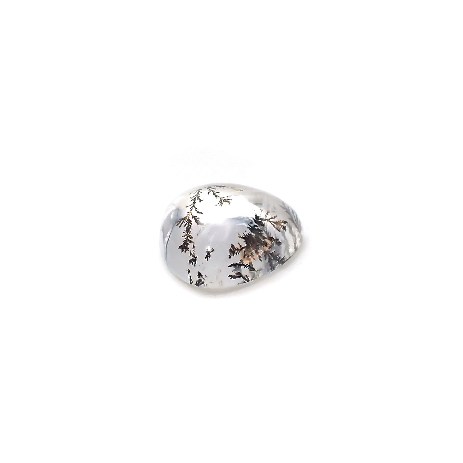 デンドリチッククォーツ ブラジル産 2.33ct[231225130]8.9x8.7mm前後