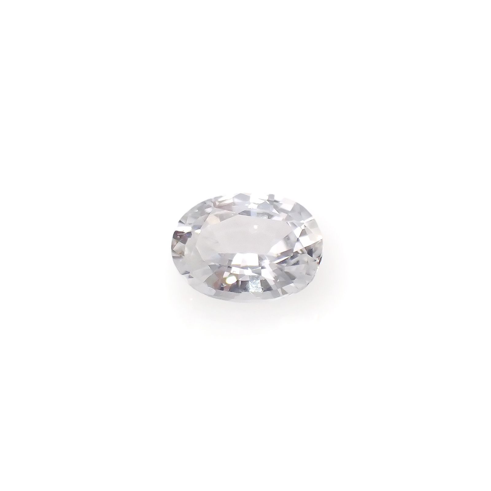 カラーレスサファイア スリランカ産 0.41ct[240527477]5.1x3.9mm前後