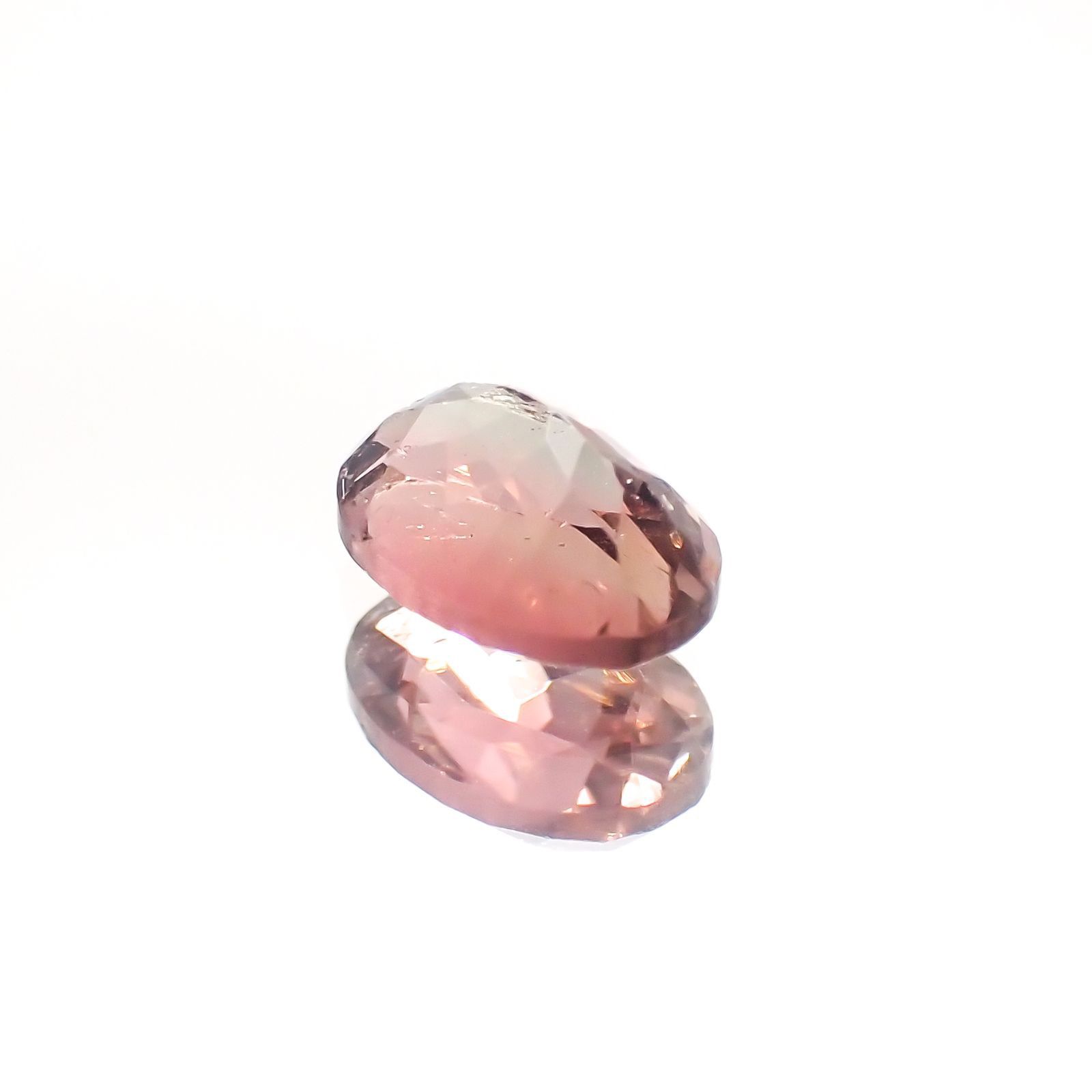 ピンクトルマリン(宝石名ピンク・トルマリン) ブラジル/アフリカ産 0.83ct 識別済[211013559]6.9×4.9mm前後
