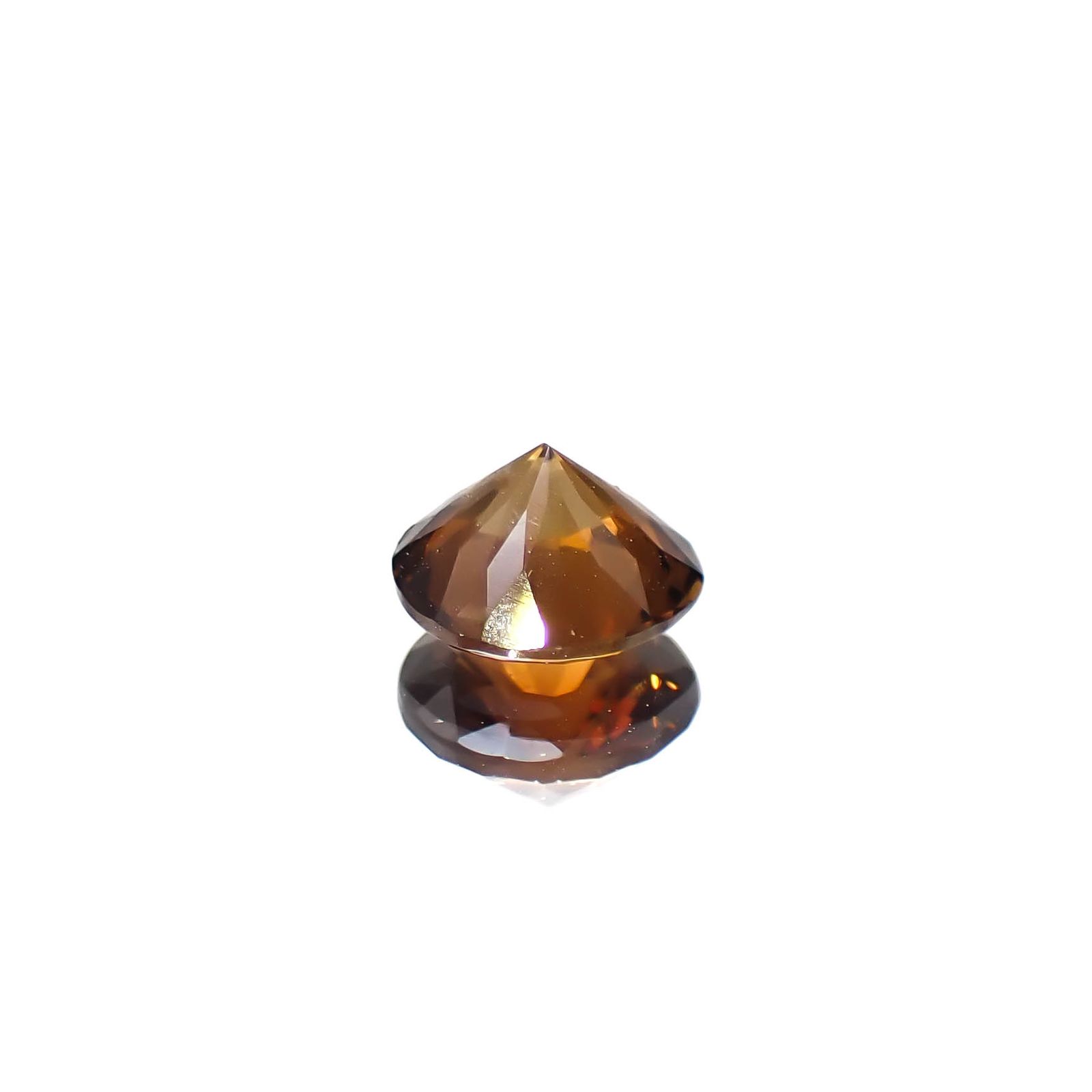パーガサイト(宝石名パーガサイト)マダガスカル産 0.856ct ソ付(彩珠)[250430294]6.3x6.1mm前後