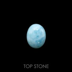 ラリマー(宝石名ブルー・ペクトライト) ドミニカ共和国産 2.25ct 識別済[210913263]9×7.1mm前後