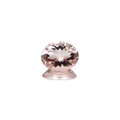 モルガナイト(宝石名モルガナイト) ナイジェリア産 2.144ct ソ付(日独)[210510835]10.2×8.1mm前後