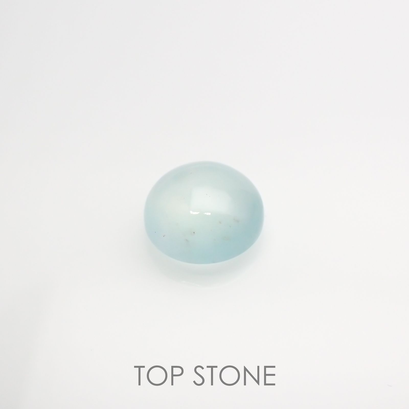 アクアプレーズ(宝石名ブルー グリーン・カルセドニー) 南アフリカ産 1.93ct 識別済[210912336]8×8mm前後
