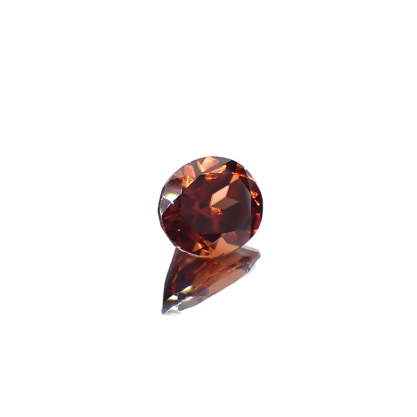 オレンジジルコン スリランカ/カンボジア産 2.80ct[240728501]9x7.1mm前後