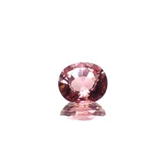 ローズピンクトルマリン(宝石名ピンク・トルマリン)ブラジル/アフリカ産 0.87ct 識別済[240929140]6.7x5.7mm前後