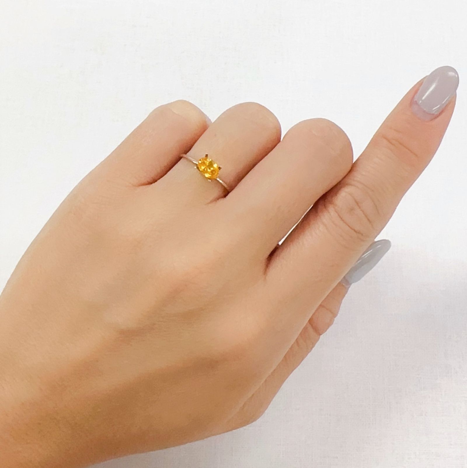 スペサルティンガーネット ナイジェリア産 0.61ct[230923387]6.2x4.1mm前後