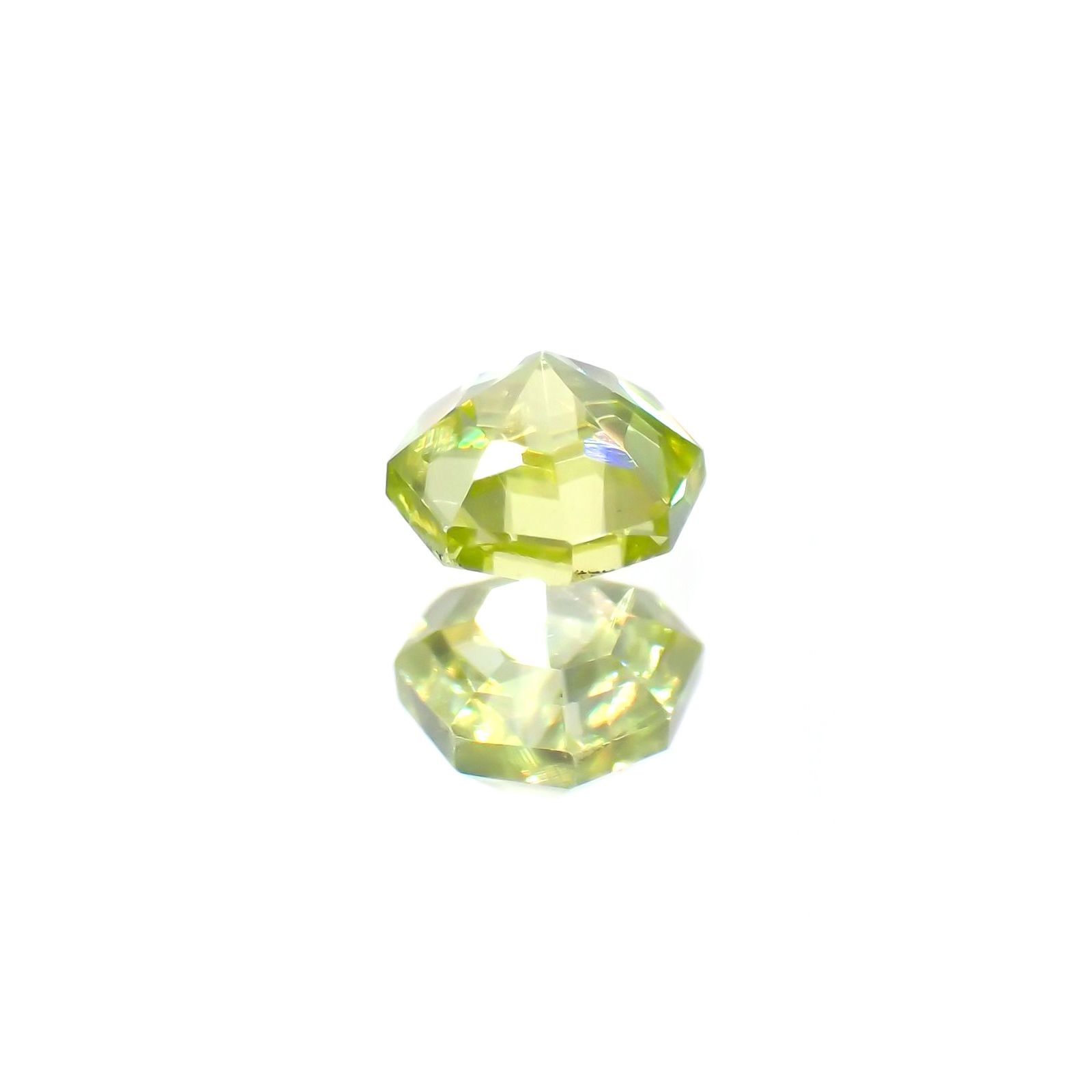 ◇オクタゴンカット◇スフェーン(宝石名スフェーン)マダガスカル産 0.39ct 識別済[220113858]4.3x4.2mm前後
