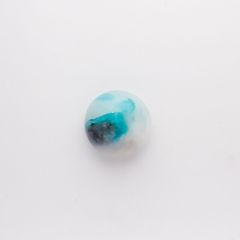 パライバトルマリンインクォーツ(宝石名トルマリンインクォーツ/別名パライバ・トルマリンインクォーツ) ブラジル産 5.241ct ソ付(宝貴協)[210711743]11.0×10.9mm前後