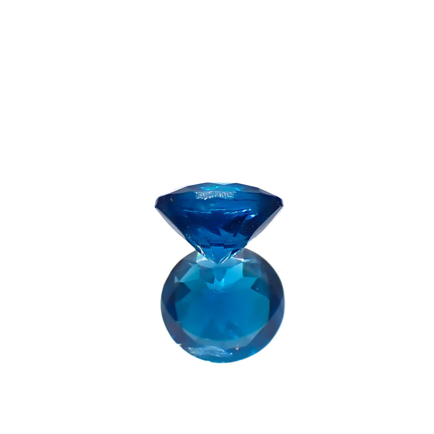 ディープブルーアパタイト マダガスカル産 0.33ct[240828634]4.6x4.4mm前後