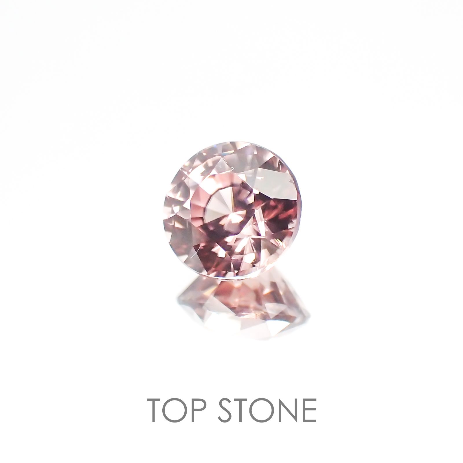 ピンクジルコン スリランカ,カンボジア産 ルース 1.78ct[20128056]6.8×6.8mm前後