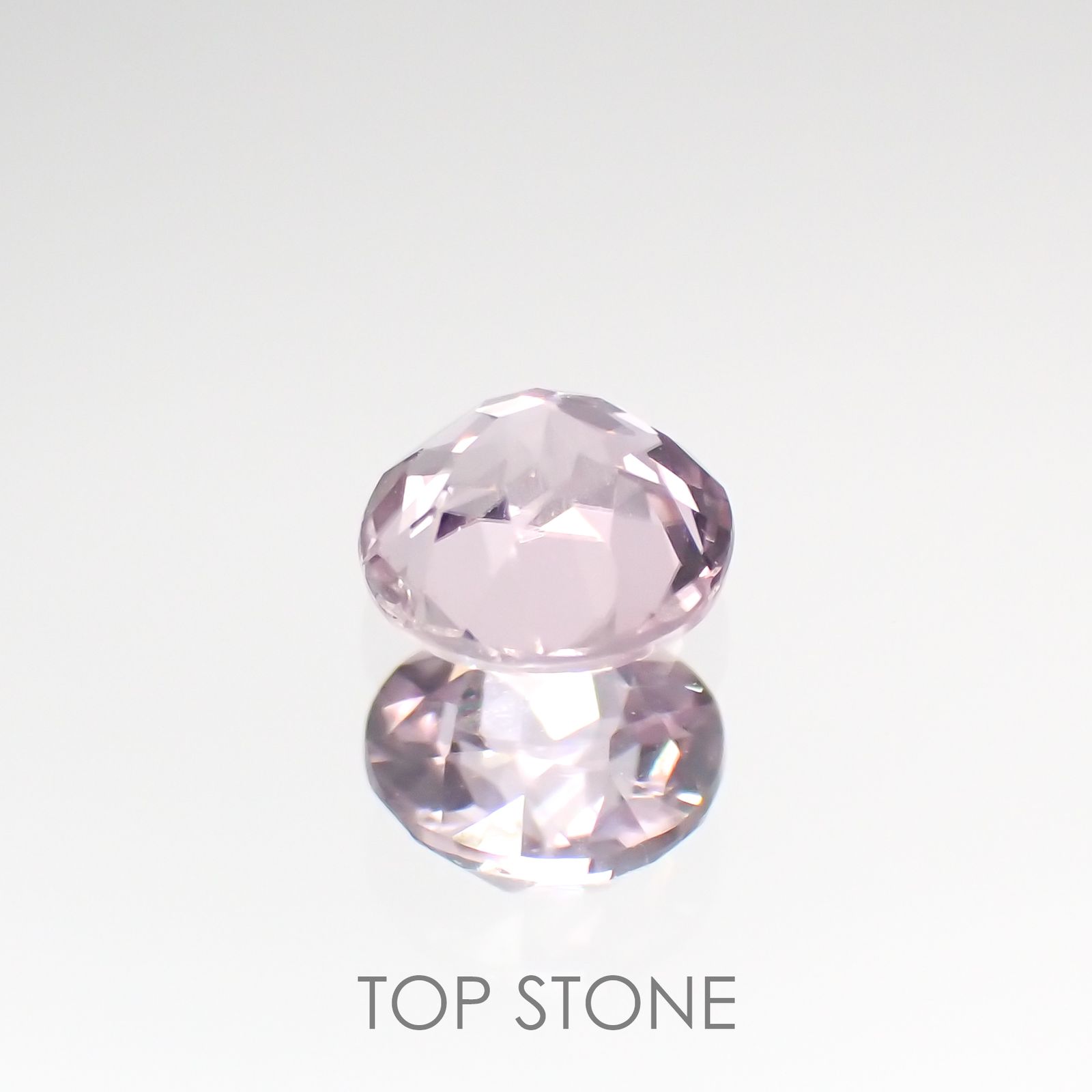 ピンクダイアスポア(宝石名ダイアスポア) アフガニスタン産 0.35ct 識別済[210912438]4.3×4.3mm前後