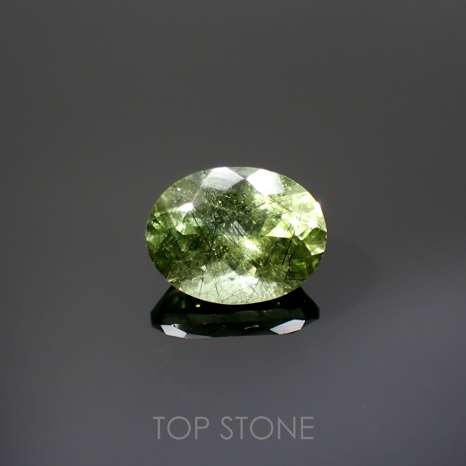 ルドウィジャイトインペリドット パキスタン産 1.58ct[220114224]8x6.1mm前後