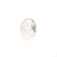 グリーントルマリンインクォーツ ブラジル・ミナスジェライス州産 10.78ct / 18.6x15mm前後 [221018313]
