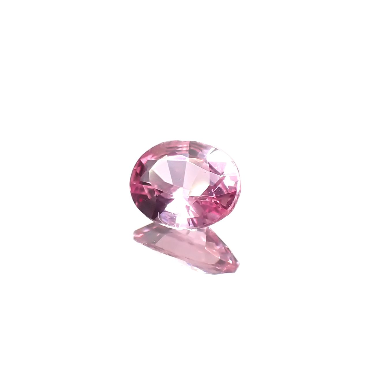ネオンピンクサファイア スリランカ産 0.32ct[240226299]4.9x3.9mm前後