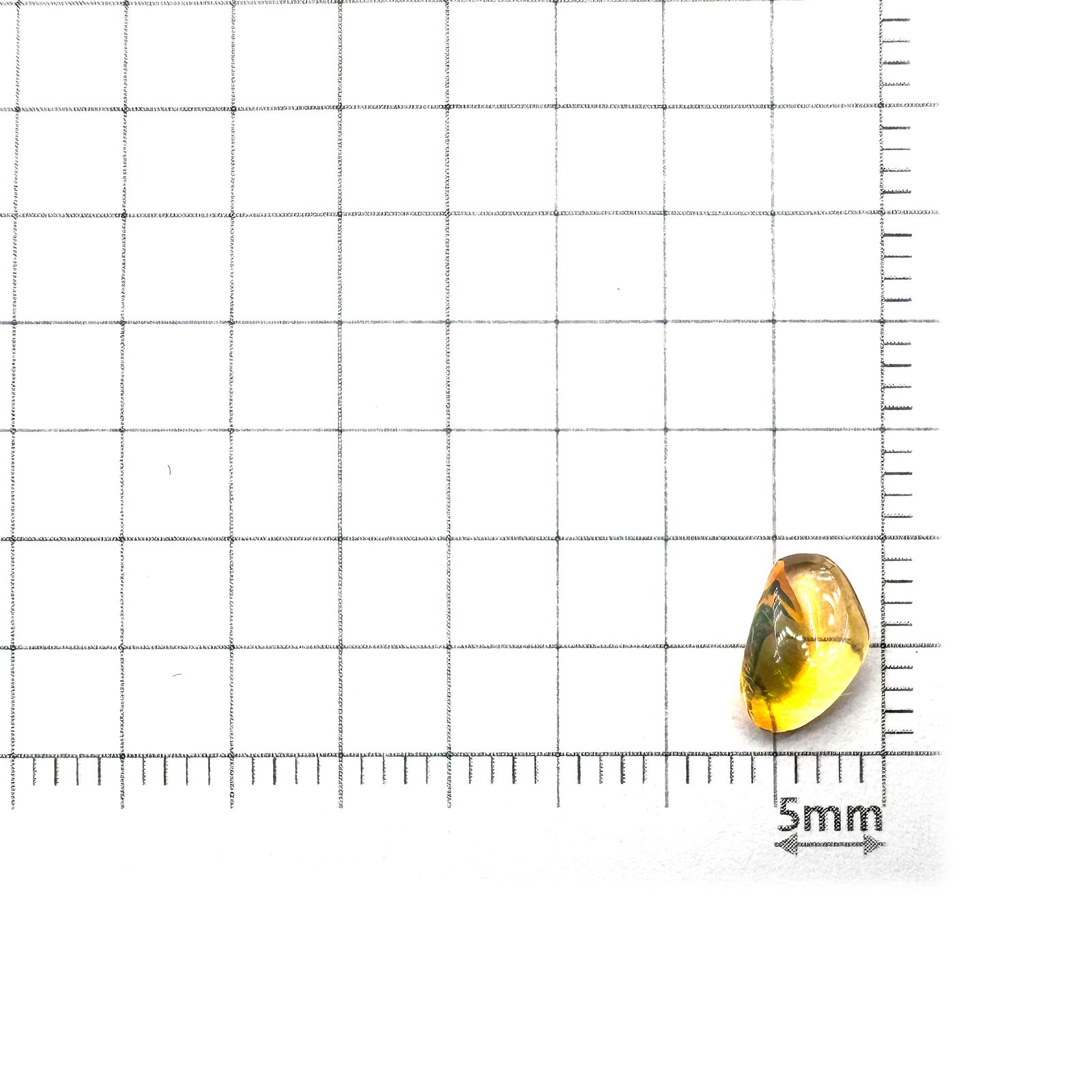 ファイヤーオパール 原石 メキシコ産 0.78ct[240125266]8x5.2mm前後