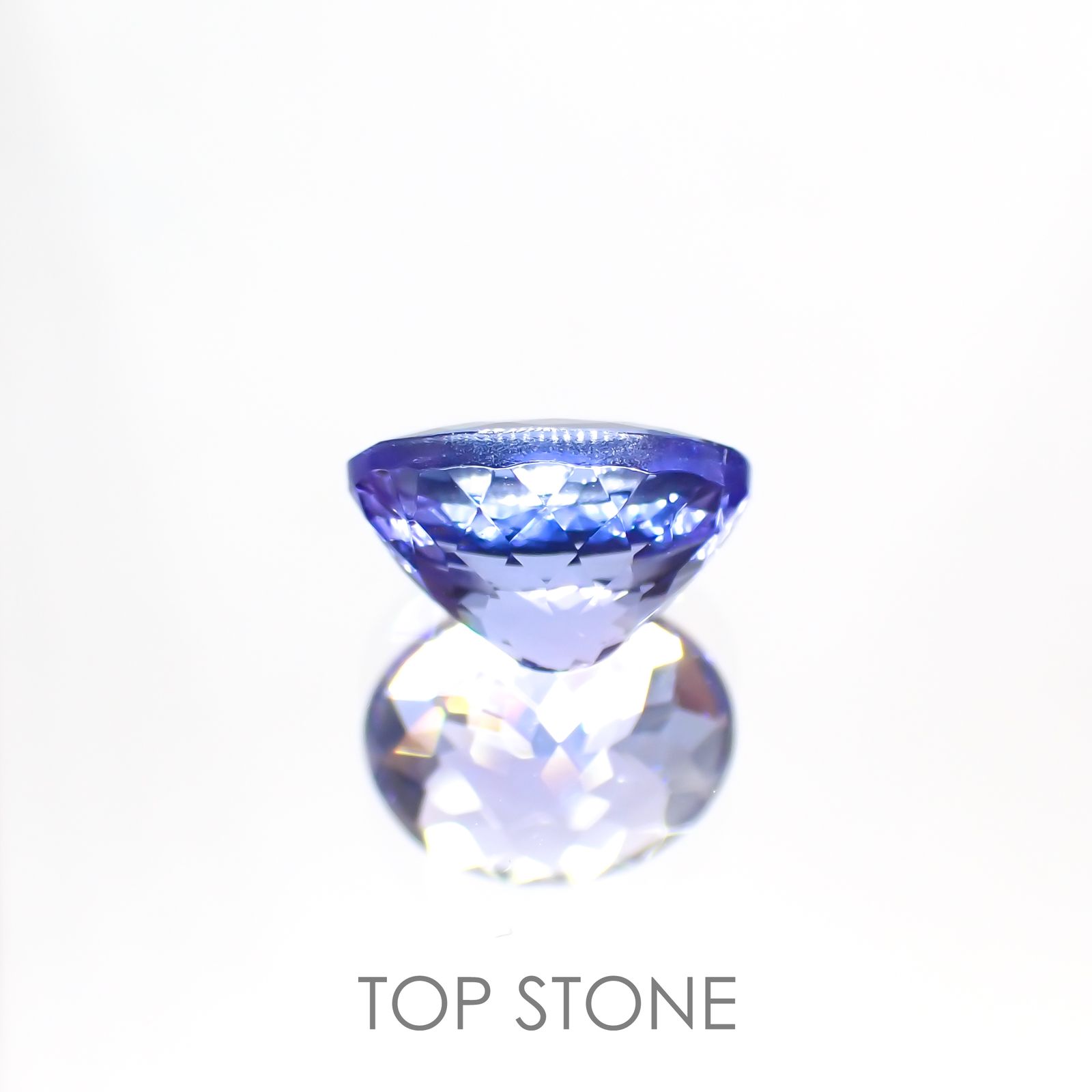 タンザナイト(宝石名タンザナイト) タンザニア産 2.282ct ソ付(彩珠)[20117209]8.9×7.1mm前後