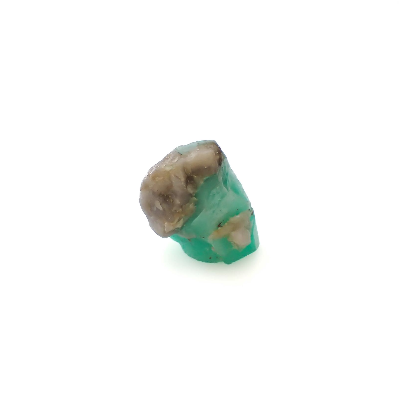 エメラルド原石 コロンビア産 21.95ct [250430182]20.2x14.6mm前後