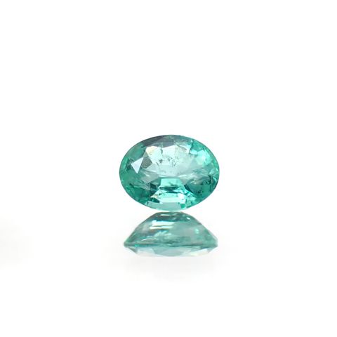 ブルーエメラルド(ブルーグリーンベリル) ザンビア産 0.30ct [250430285]5x3.9mm前後