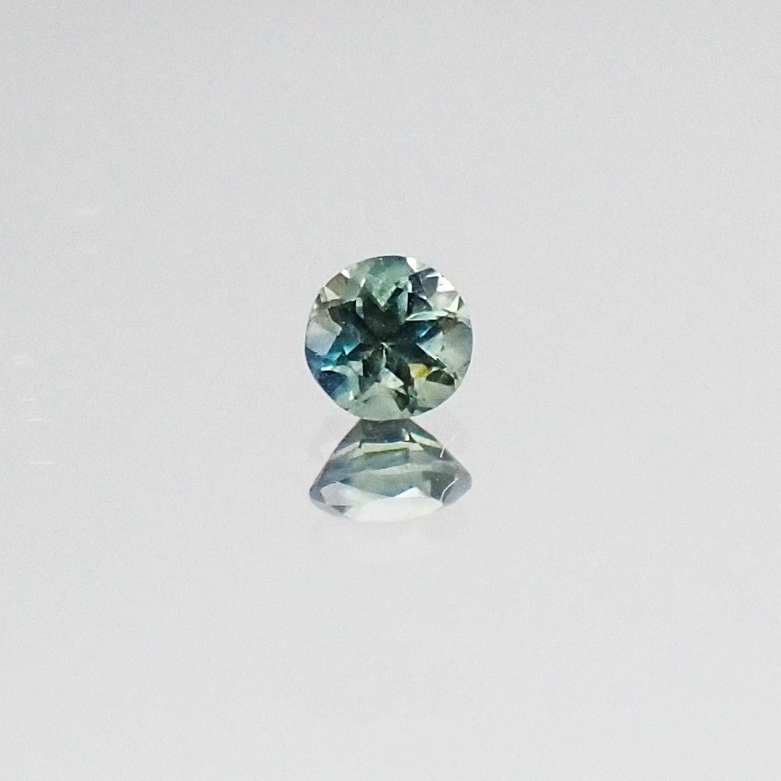 モンタナサファイア アメリカ産 ルース 0.17ct[20073889]3.2×3.2mm前後