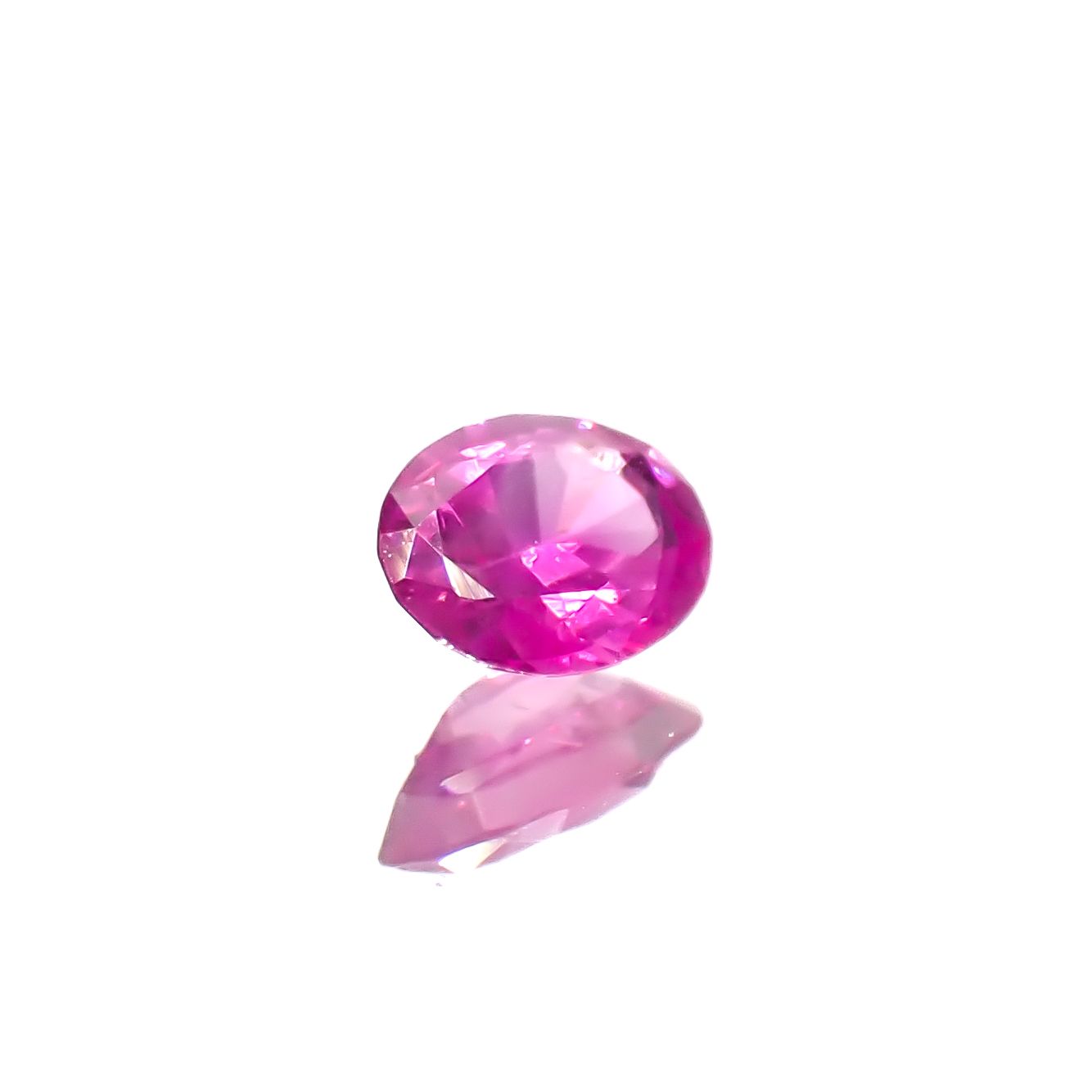 ネオンピンクサファイア スリランカ産 0.17ct[240728545]4x3mm前後