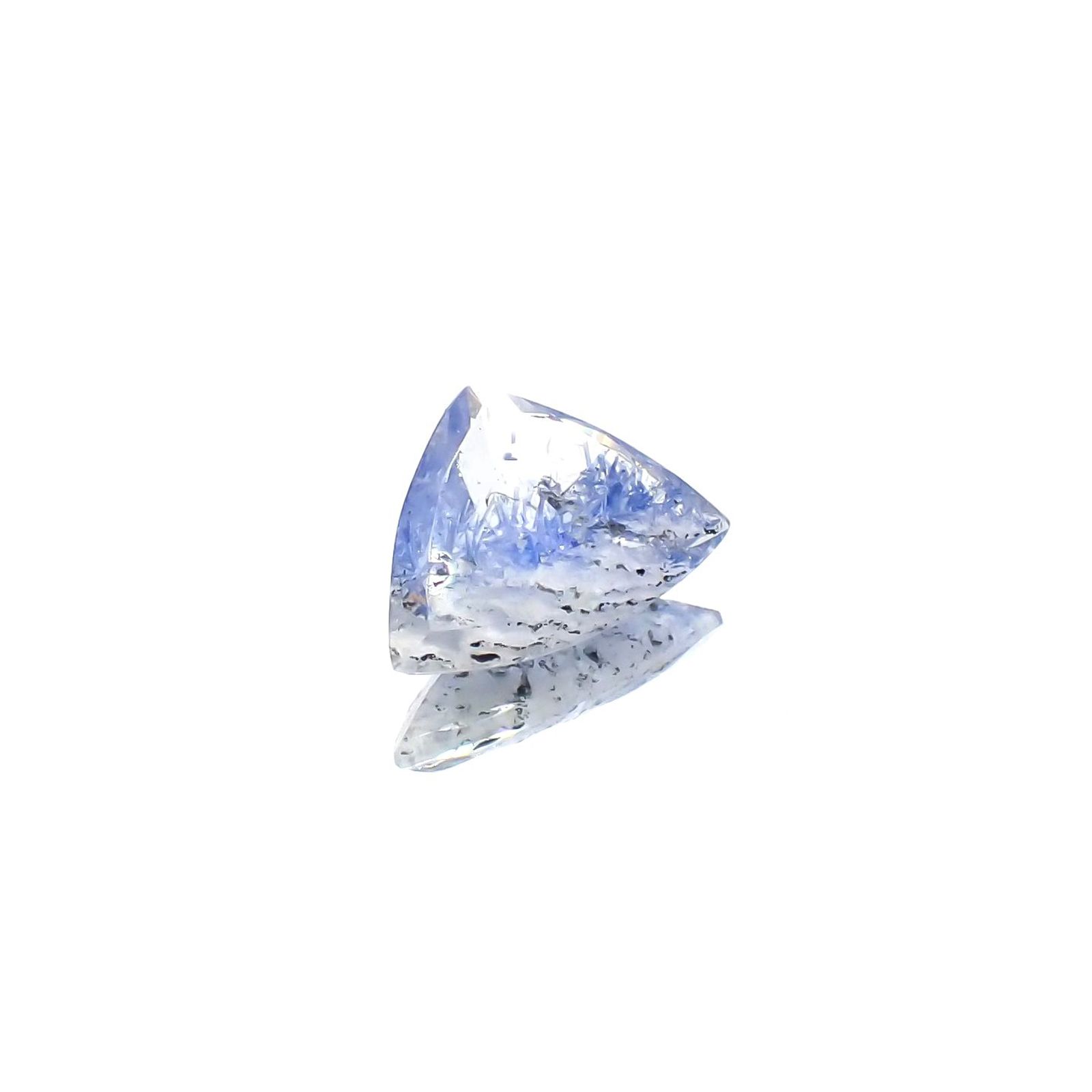 デュモルチェライトインクォーツ ブラジル産 1.72ct [230320876]8.5x11.9mm前後