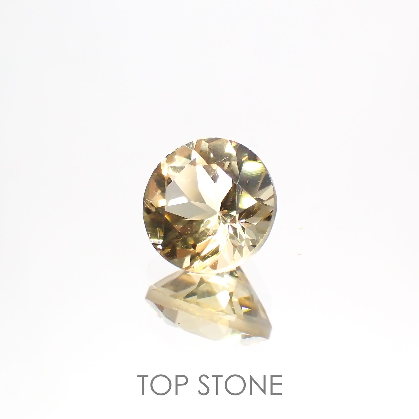 イエローベリル(宝石名イエロー・ベリル)ブラジル産 1.24ct 識別済[211113652]7x7mm前後