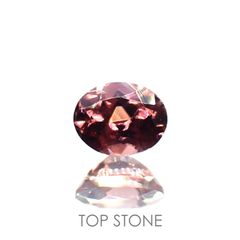 ピンクジルコン(宝石名ジルコン) スリランカ/カンボジア産/ 0.62ct 識別済[21069799]5.2×4.1mm前後