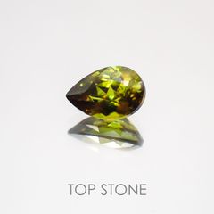 スフェーン(宝石名スフェーン) パキスタン産 0.49ct 識別済[21059442]6.1×4.1mm前後