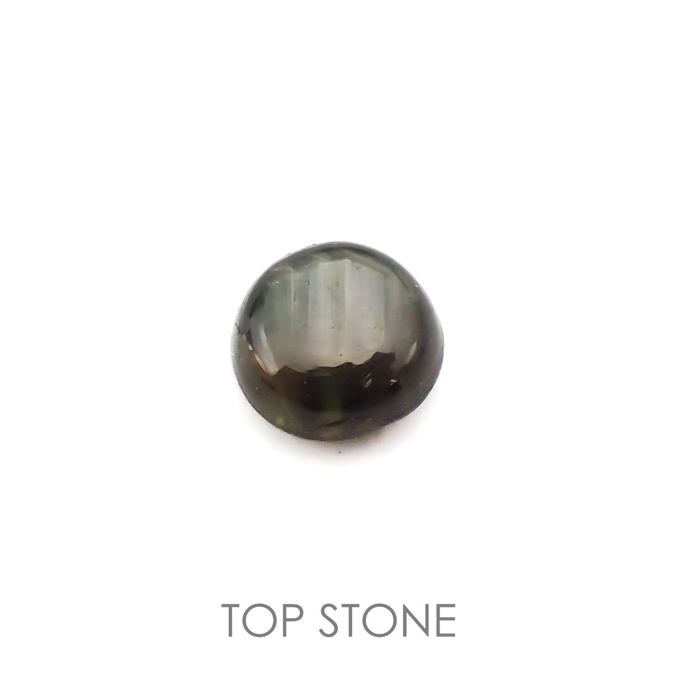 ゴールドシーンサファイア(宝石名シーン・サファイア)ケニア産 0.65ct 識別済[220616217]4.8x4.7mm前後