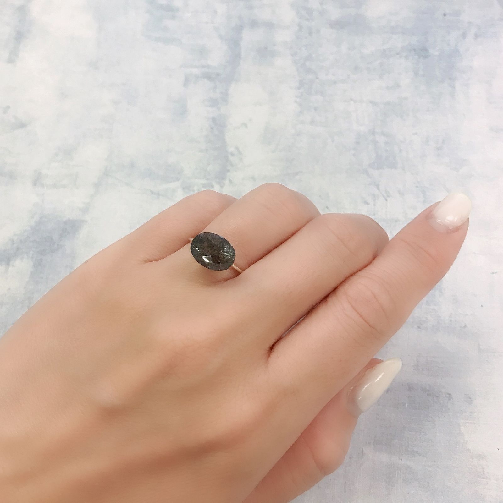 ◇チェッカーカット◇モスアクアマリン ブラジル産 2.88ct[220716794]11x8.1mm前後