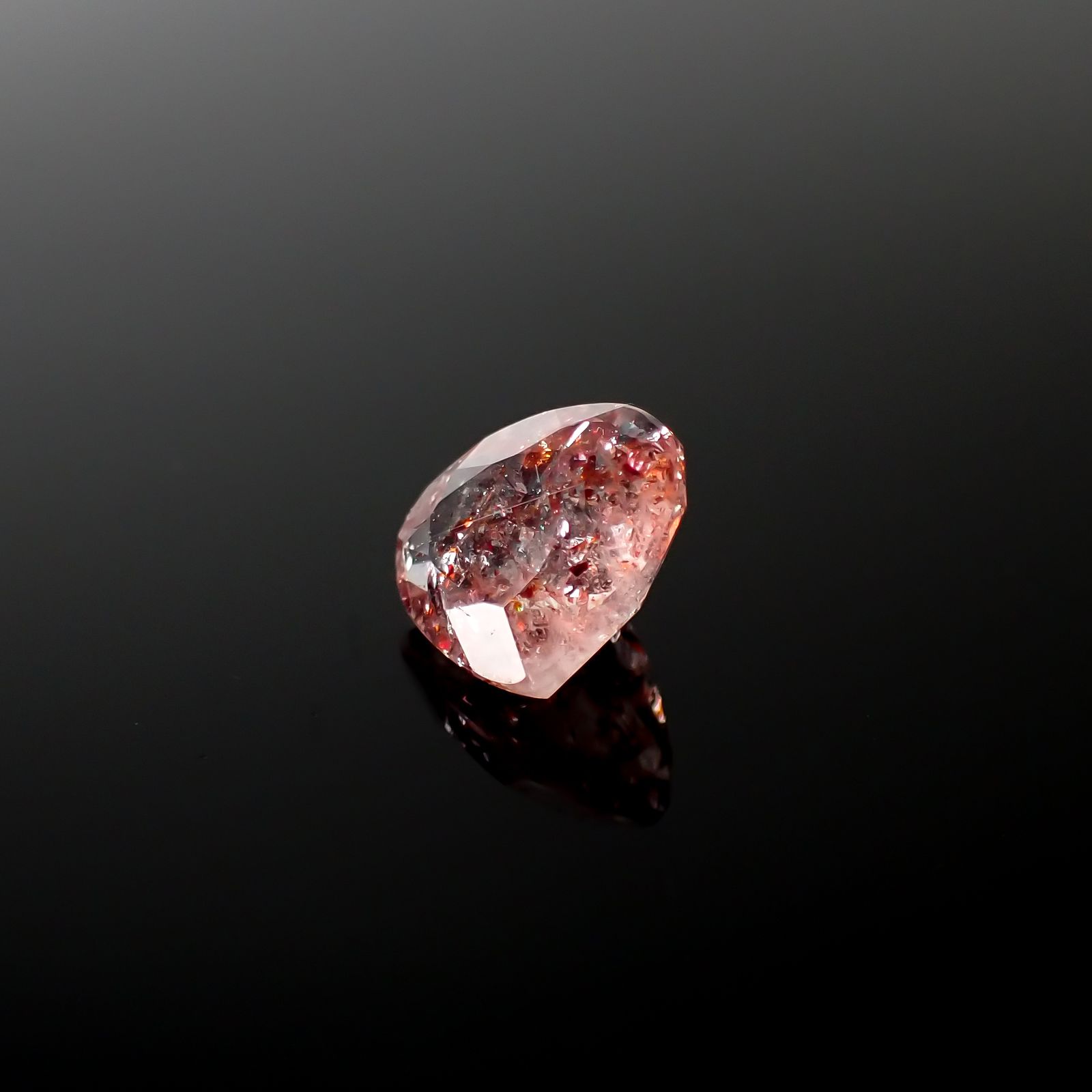 ファイヤークォーツ ナイジェリア産 2.05ct[240326723]14.2x13.2mm前後