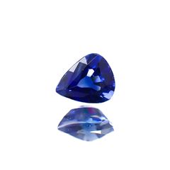 サファイア(宝石名サファイア)スリランカ/マダガスカル産 0.46ct 識別済[220917642]4.9x4.2mm前後