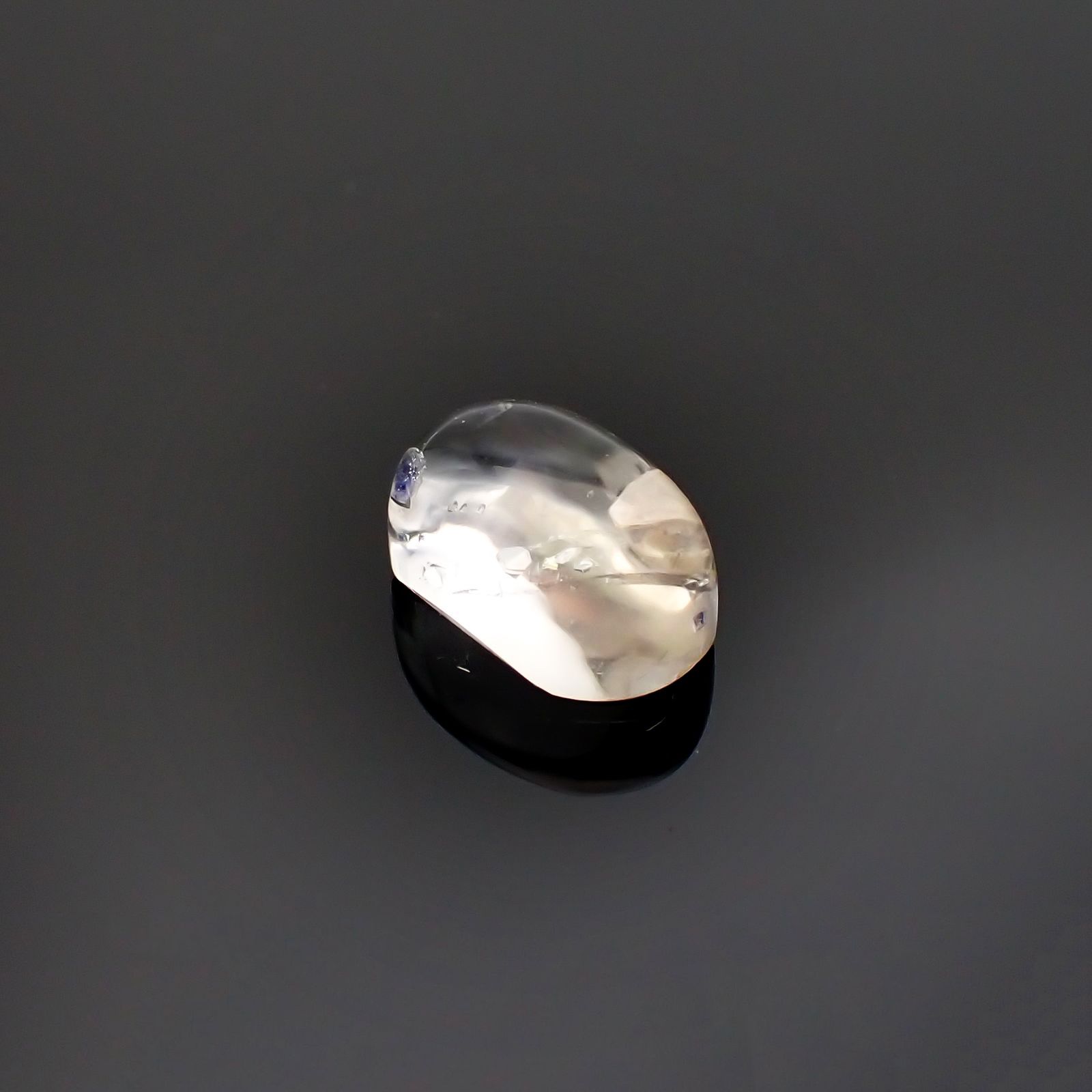 フローライトインクォーツ マダガスカル産 8.37ct[220415662]14.1x9.4mm前後