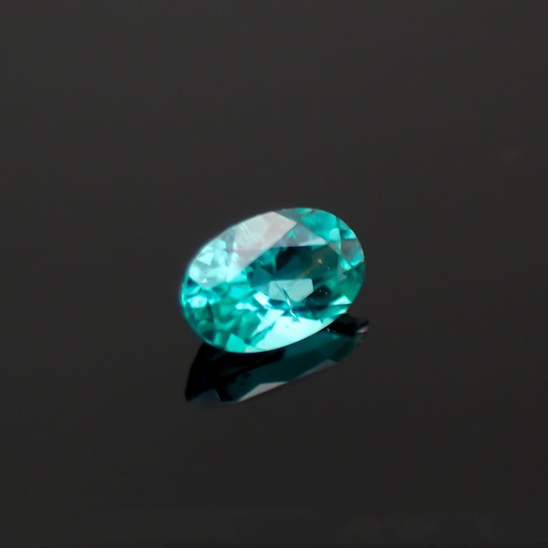 パライバトルマリン(宝石名トルマリン/別名パライバ・トルマリン)ブラジル産 0.08ct 識別済[221018771]3.4x2.2mm前後