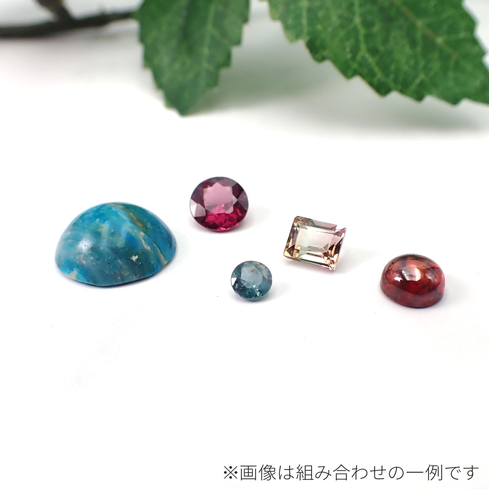 ◇サンキュー福袋◇人気石種5個セット - アレキサンドライト/バイカラートルマリン/スファレライト/ブルーオパール/ロードライトガーネット -