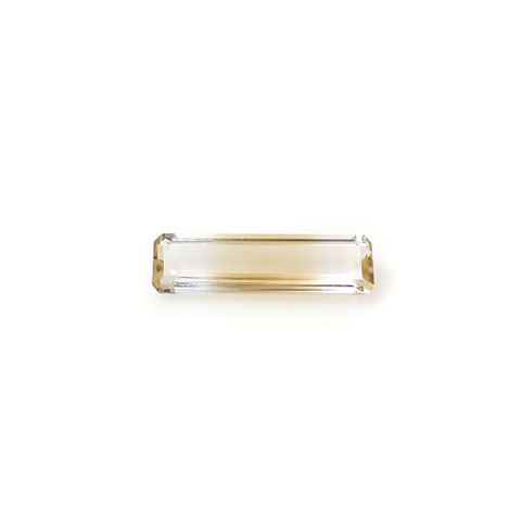 バイカラーシトリン ブラジル・ミナスジェライス州産 5.92ct[240326455]22.8x6.5mm前後