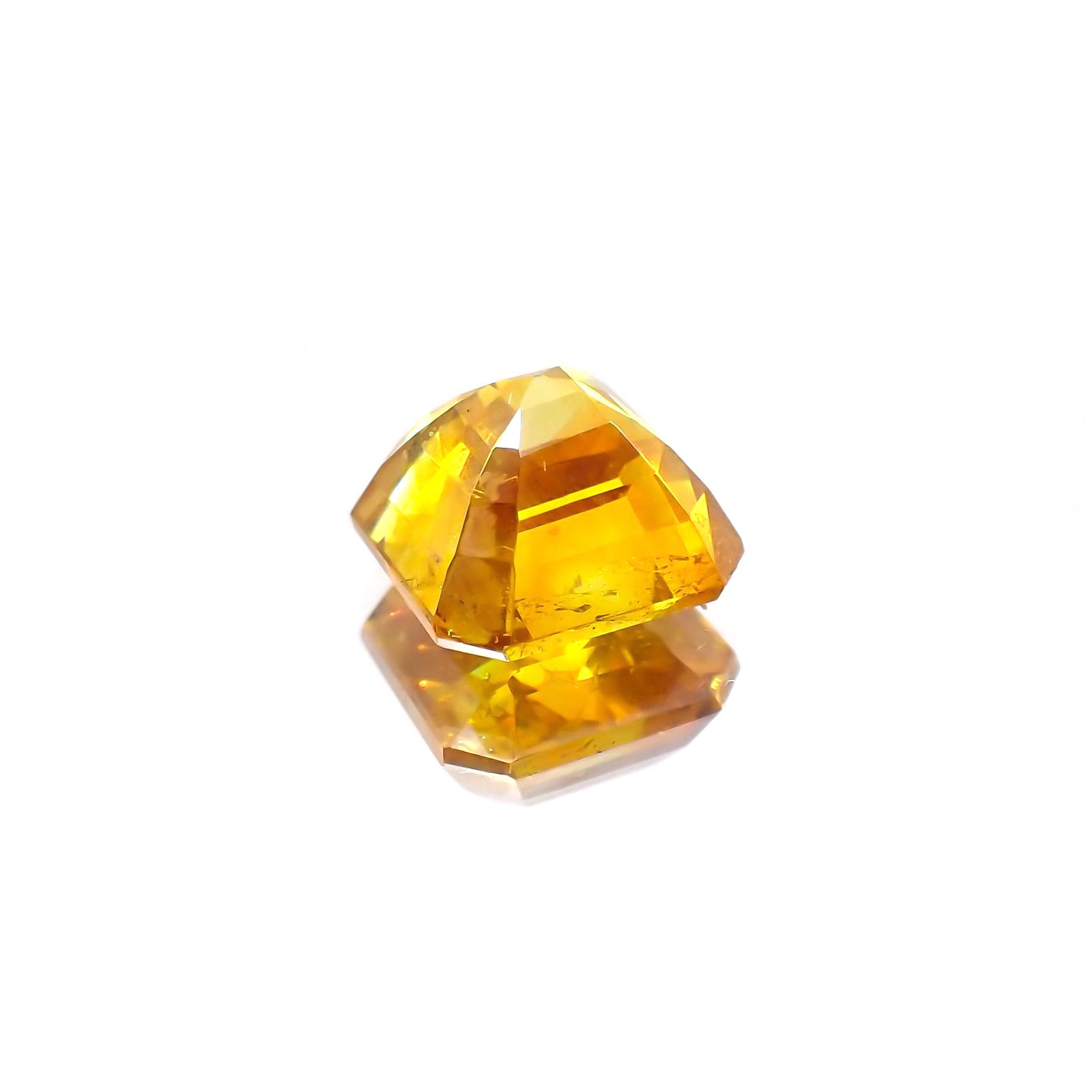 スファレライト(宝石名スファレライト) スペイン産 2.86ct 識別済[20129321]7.3×7.2mm前後