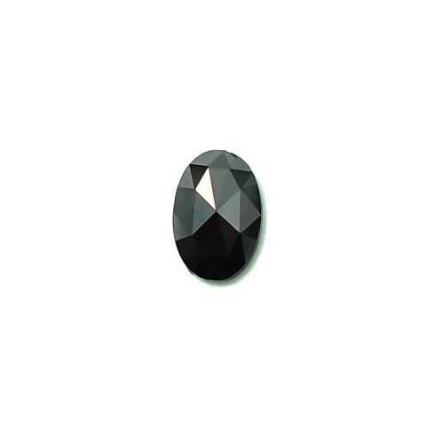 ◇ローズカット◇ブラックダイヤモンド ジンバブエ産 0.53ct / 6.1x4.1mm前後 [251131320]
