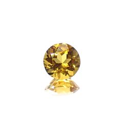 ゴールデンベリル(宝石名ベリル)ブラジル産 0.38ct 識別済[250530353]4.9x4.9mm前後