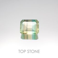 バイカラーフローライト ブラジル産 ルース 3.38ct[2010107060]9.9×8mm前後