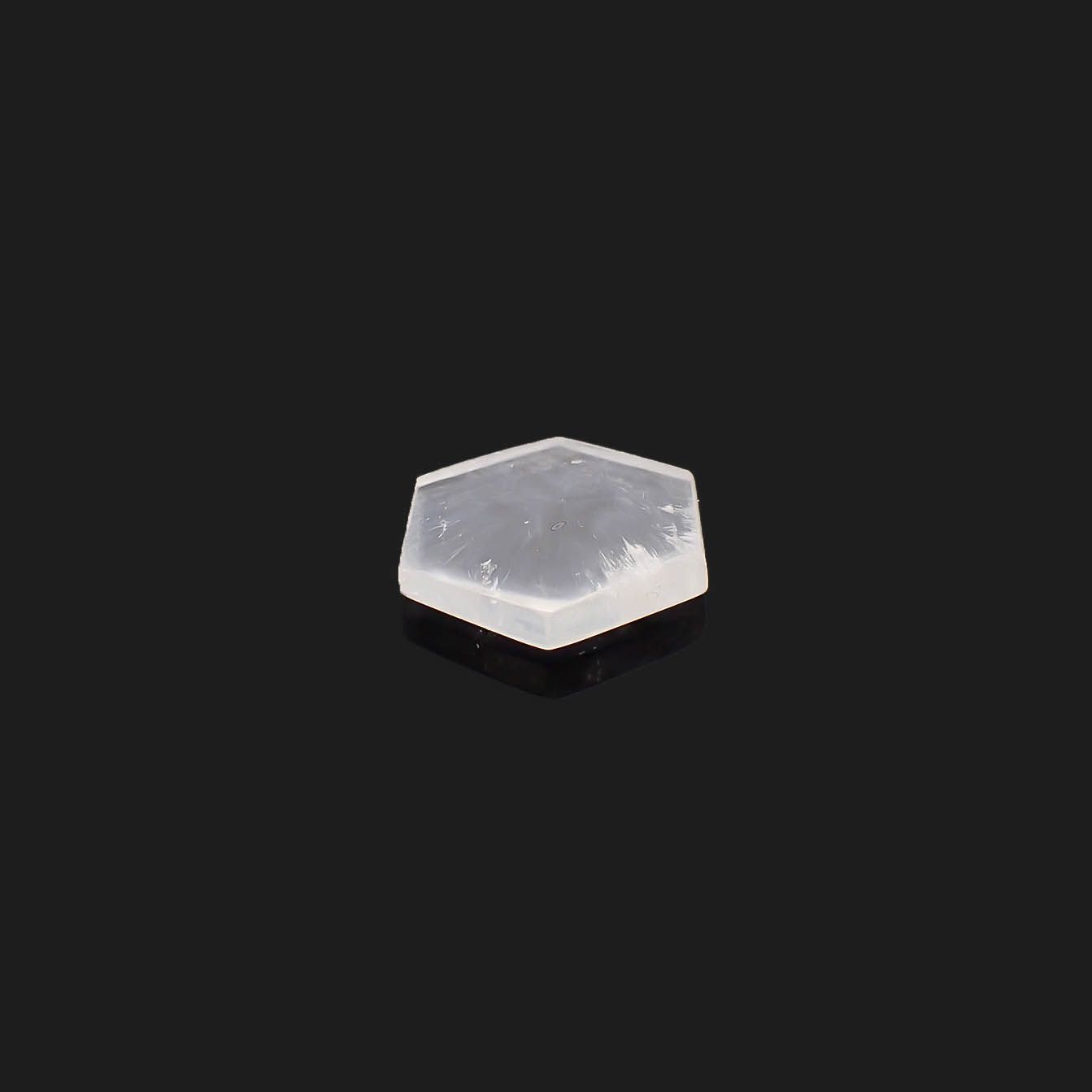 トラピッチェクォーツ 偏光板2枚付き コロンビア・ボヤカ産 18.79ct[230521960]21.3x20.8mm前後