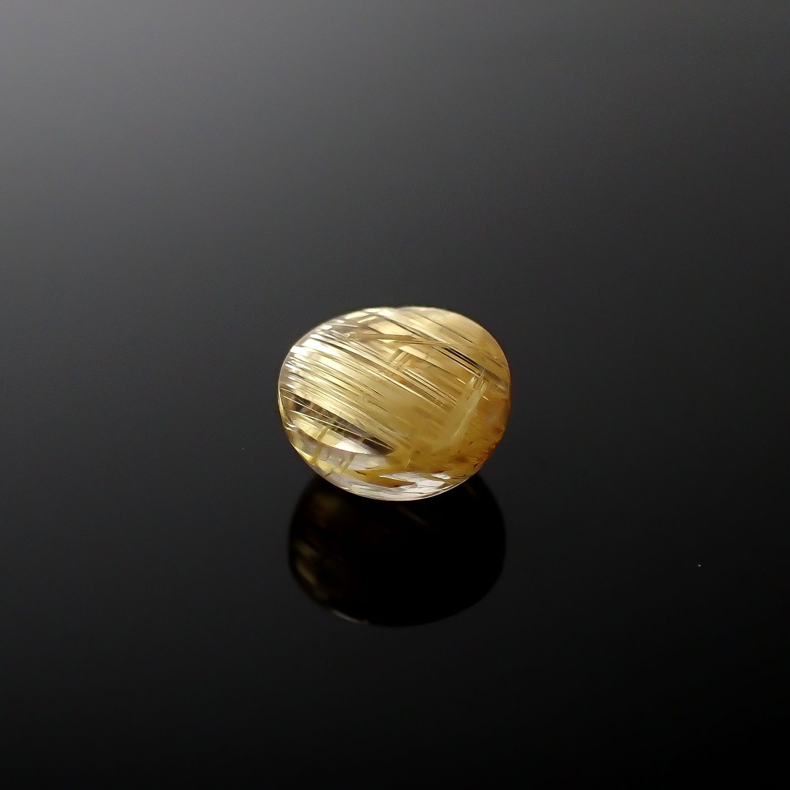 ルチルクオーツ キャッツアイ ブラジル産 1.60ct[240427332]7x7mm前後