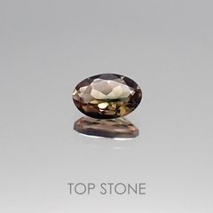 バイカラートルマリン(宝石名バイカラー・トルマリン) ブラジル産 0.42ct 識別済[20073780]6.2×4.1mm前後