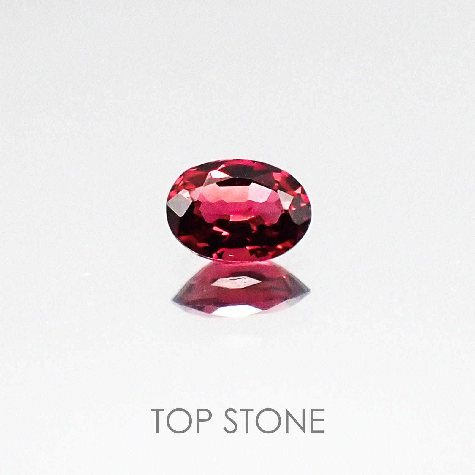 レッドスピネル タンザニア産 ルース 0.17ct[20073936]4.1×2.9mm前後